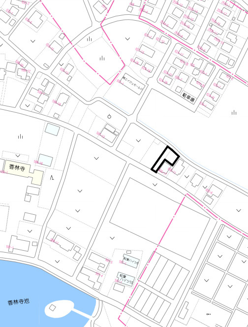 土地　大杉の地図