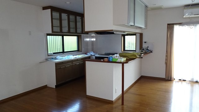 守山区上志段味戸建のキッチン