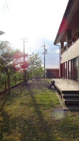 守山区上志段味戸建の庭|南側にある庭。日当良好です。