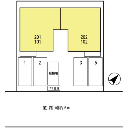ボナール島の地図