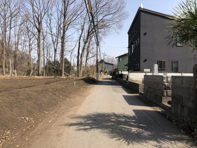 宇都宮市氷室町　区画２の前面道路含む現地写真