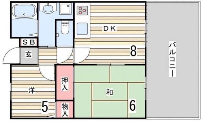 プリマベーラ千鳥が丘の間取り