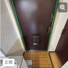 土井グランドマンションの玄関