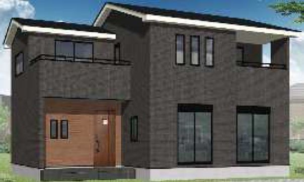 藤岡市本郷第6（全3棟）3号棟の外観パース|外観パースです