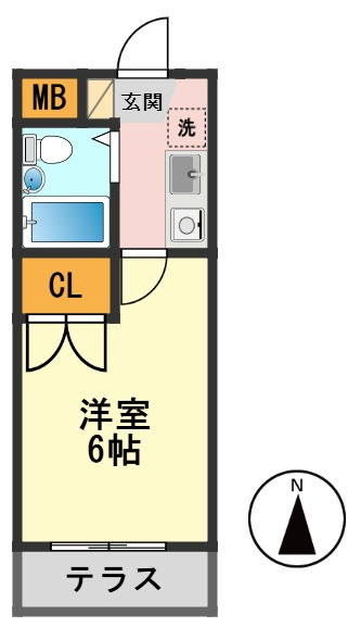 サニーハイムの間取り