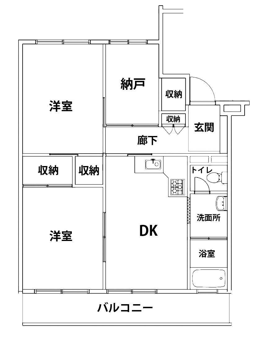 枚方ハイツ2号棟の間取り|間取り図はいかがですか？ご希望を叶える間取りですか？リビングの広さは？水回りの位置は？カウンターキッチン？など色々な情報が集約されています。弊社ではリフォームなどのご相談も承っております。