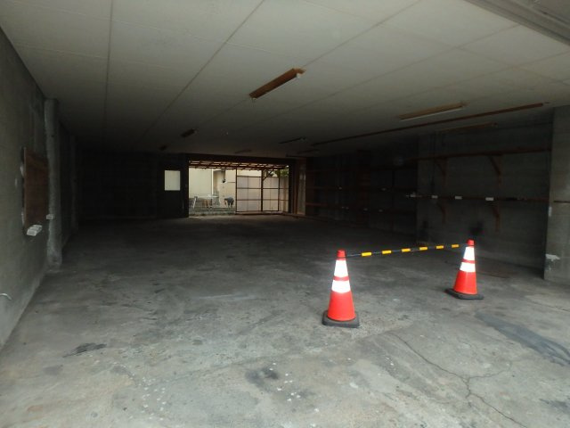 美和倉庫の駐車場