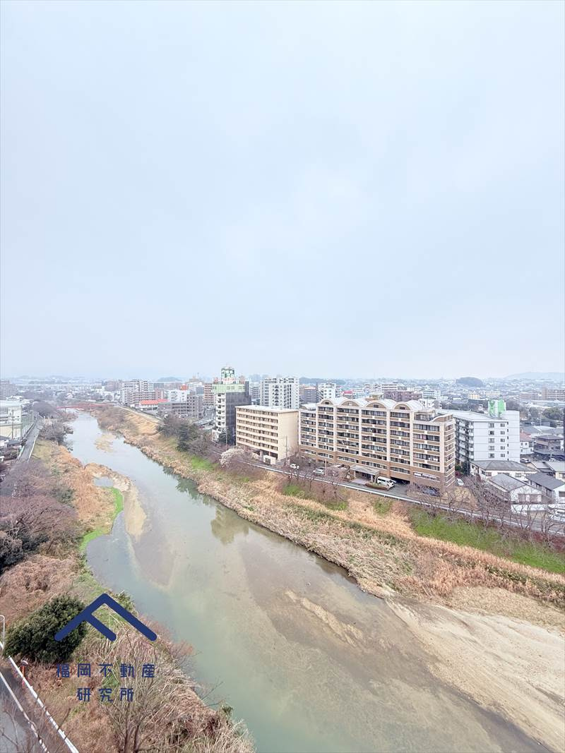 日商岩井リバーサイドマンションB棟の展望