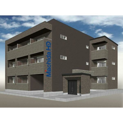 【外観パース】 | エヌエムキャトフヴァンオンズ　道明寺新築マンション1棟貸