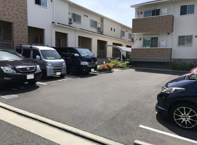 【駐車場】 | アルミック山荘　B棟