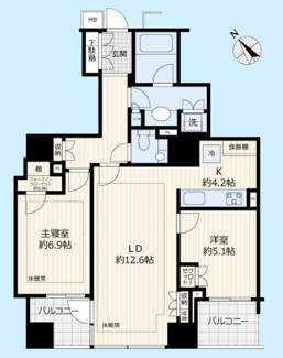 【間取り】 | パークコート赤坂桜坂