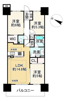 【間取り】 | プラウド近江八幡