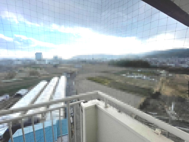 【価格改定】イトーピア向日マンションA棟の展望|７階部分からの眺望はとても気持ちの良い見晴らしです。