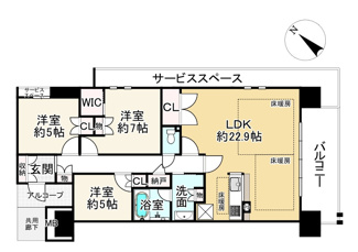 【間取り】 | プラウド近江八幡