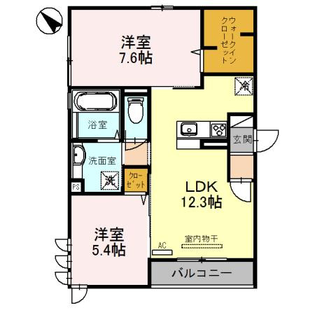 エル　ビエントⅡの間取り