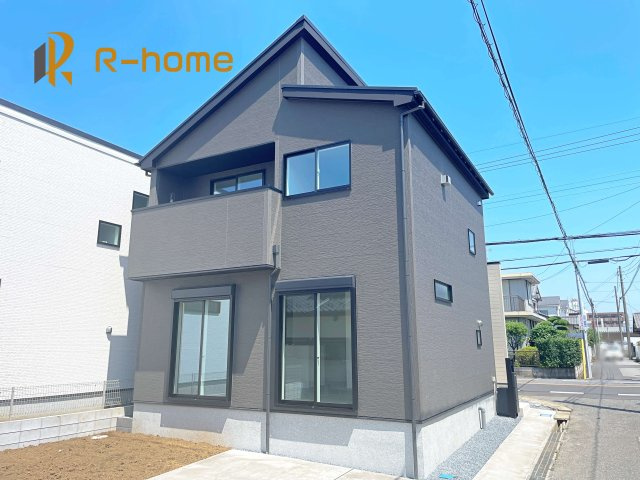 我孫子市天王台3丁目24-1期　新築戸建て　2号棟の外観|建物完成いたしました！ご予約で『平日』や『夕方』などでもご見学可能です！