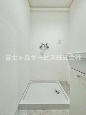 【ランドリースペース】 | サンコーポ大岩 中古マンション | 洗濯機置き場です