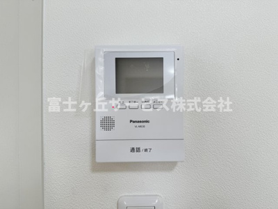 【セキュリティ】 | サンコーポ大岩 中古マンション | 来客の際、顔が見えて安心です