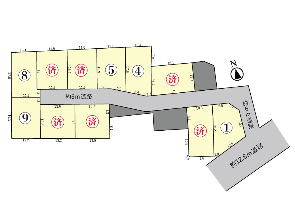 亀山市北山町《全11区画》