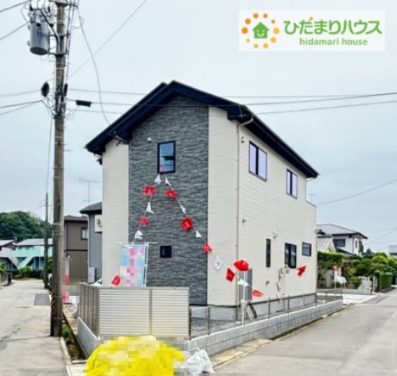 いわき市平中山1期　新築戸建　1号棟の外観|今から見たいも大歓迎！お気軽にお問い合わせください☆彡