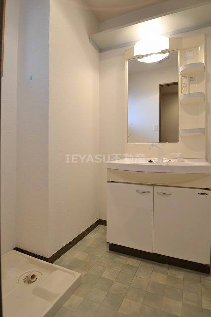 蘭ビルの洗面所