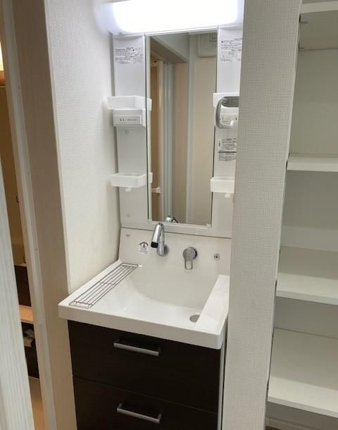 ドミール西初石B棟の洗面所