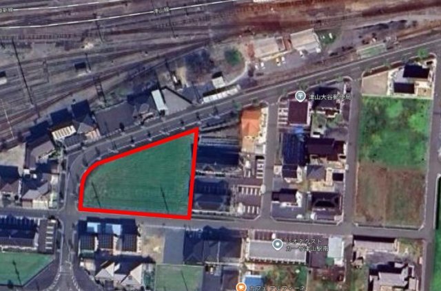 津山市大谷　売地　658坪の地図