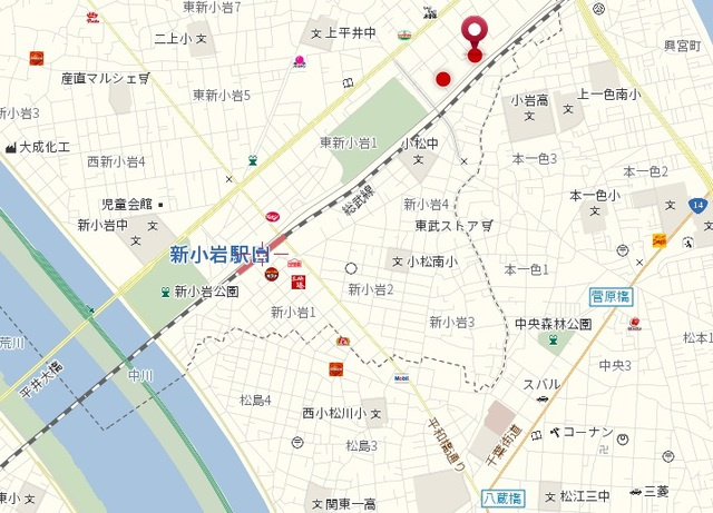メゾン・ハッタンメの地図|★案内図★