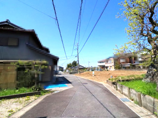 【前面道路含む現地写真】 | 豊田市市木町谷耳太土地2区画