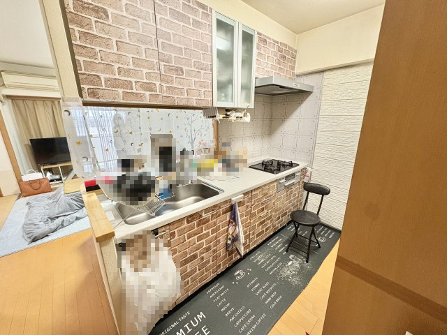 エフ・コート神戸西のキッチン|ガスコンロ・レンジフード、２０２３年２月頃交換