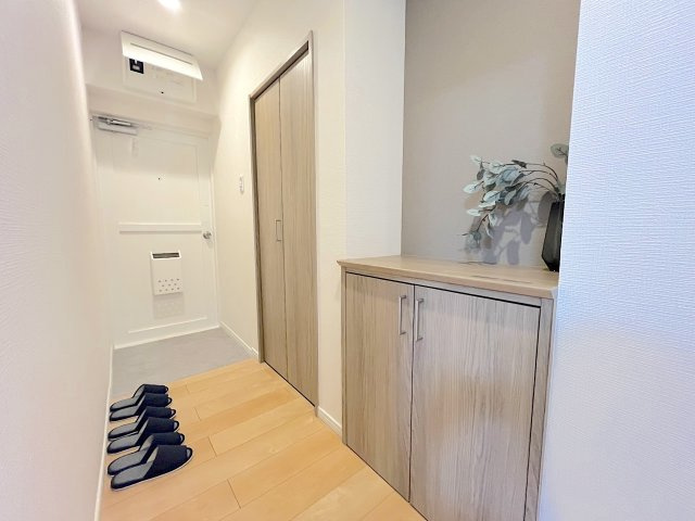 皐月マンション那の川の玄関