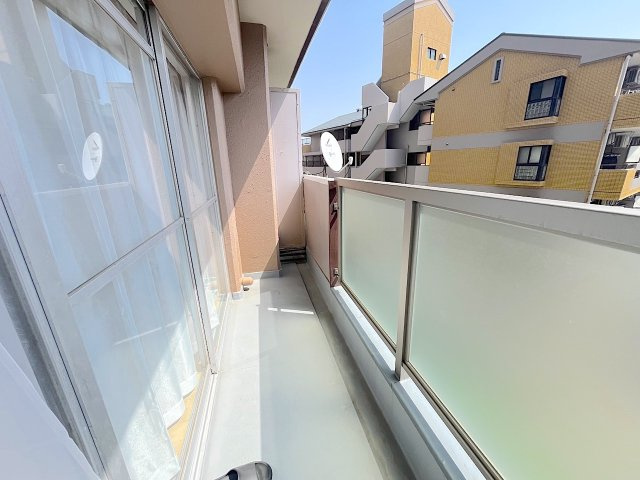皐月マンション那の川のバルコニー