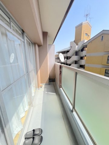 皐月マンション那の川のバルコニー