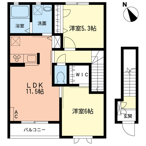 ブランノワールの間取り