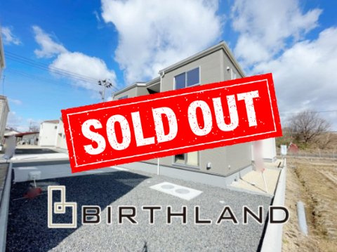 新築戸建・建売　郡山市日和田高倉　Livele Garden　全12棟の外観|＜9号棟＞おかげさまでご成約致しました！