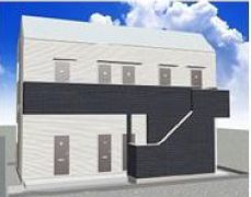 【外観パース】 | ハーモニーテラス若松町ＩＩ(ハーモニーテラスワカマツチョウツー) | 完成予想パース