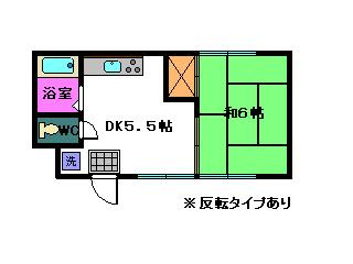 魚屋町アパートの間取り