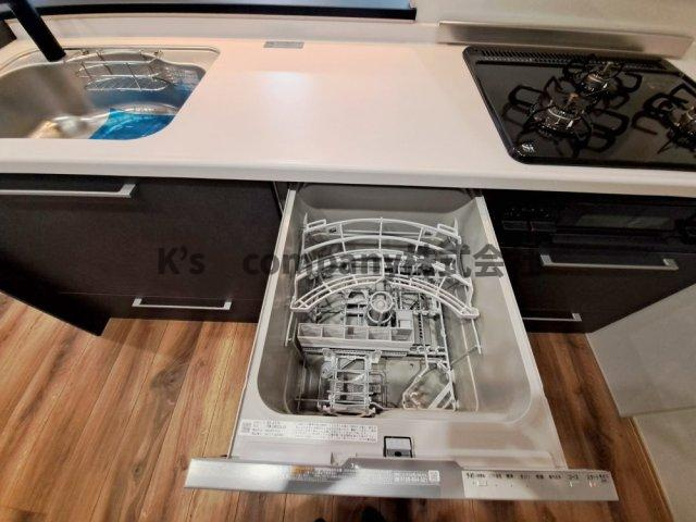 ●茅ヶ崎市緑が浜　オクトピア緑が浜　のキッチン|食器洗い乾燥機付きで家事の時短に役立ちます◇