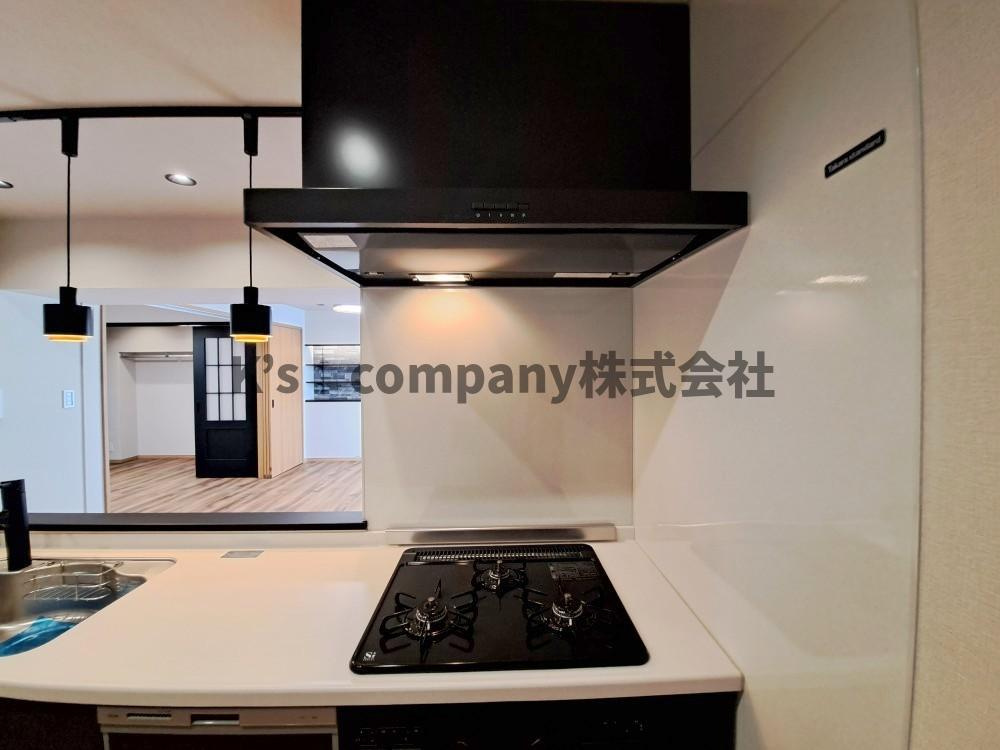 ●茅ヶ崎市緑が浜　オクトピア緑が浜　の設備|お手入れのしやすいスリムタイプのレンジフード◇