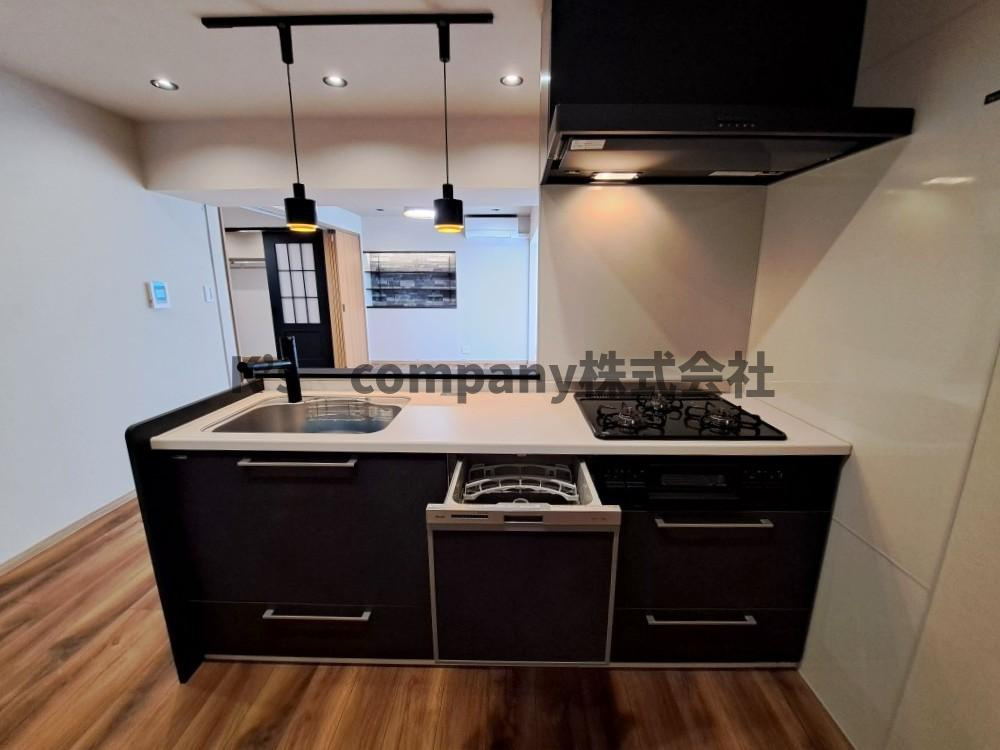 ●茅ヶ崎市緑が浜　オクトピア緑が浜　のキッチン|カウンターキッチン◇リビングにいるご家族を感じながらお料理ができます♪