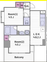 【間取り】 | エステムプラザ心斎橋エグゼ