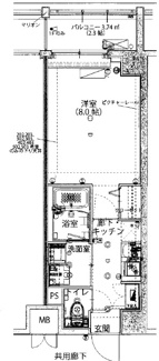 【間取り】 | ハーモニーレジデンス新宿御苑THE EAST | ※反転typeです