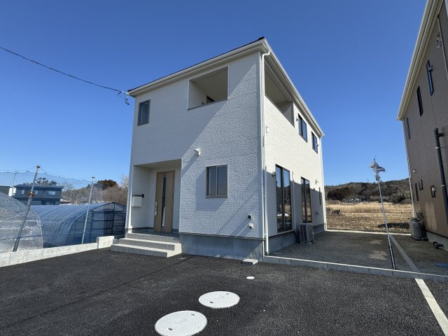 本宮市高木第5　Cradle Garden　全5棟の前面道路含む現地写真