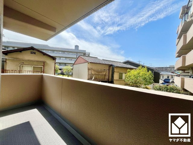 朝日プラザ伏見東のバルコニー