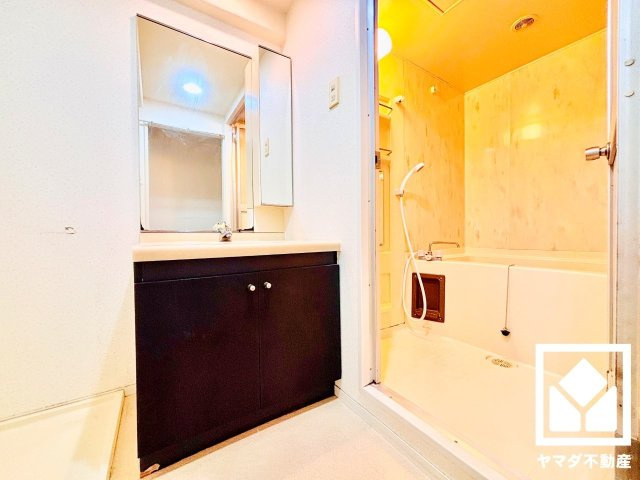 朝日プラザ伏見東の独立洗面台