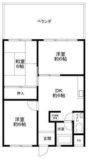 仁平フラッツの間取り