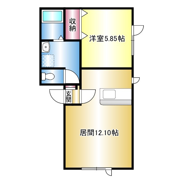 アルファーメゾンの間取り