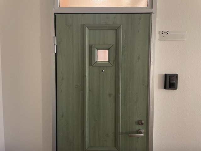 アルファーメゾンの玄関