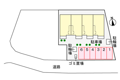 【駐車場】 | マリージョアⅠ | 駐車場