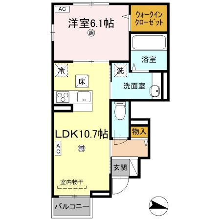 アスフォートの間取り